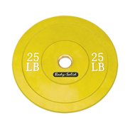 Body-Solid 25 lb. Bumper Plate (Yellow)