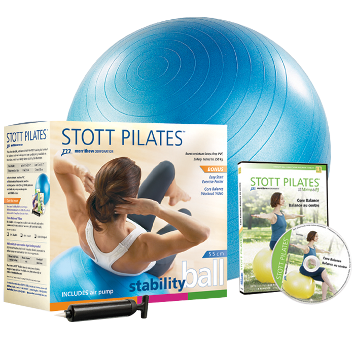 Stott Pilates Stability Ball Power Pack 55cm (blue)