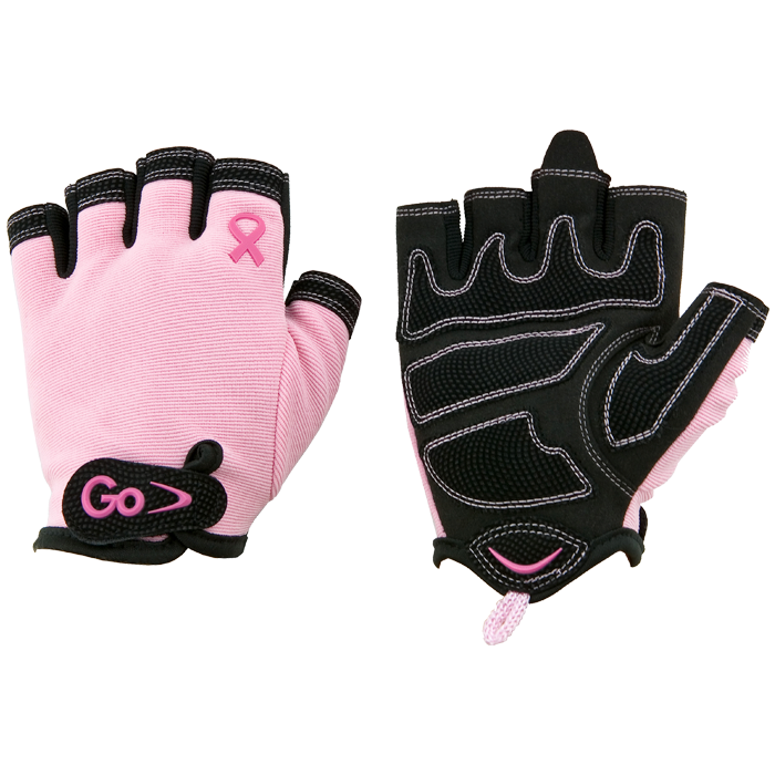 GoFit Women's Breast Cancer Awareness X-Trainer Gloves - Large