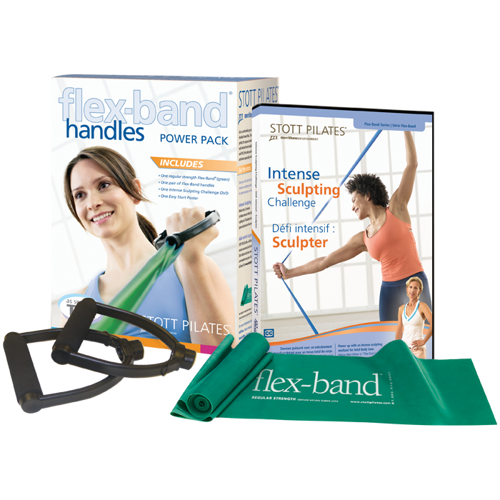 Stott Pilates Flex-Band Handles Power Pack