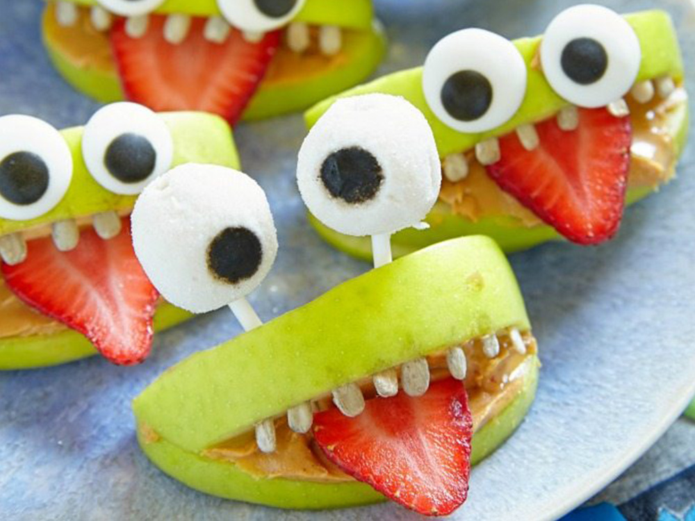 healthy-halloween-snack-monster-apples